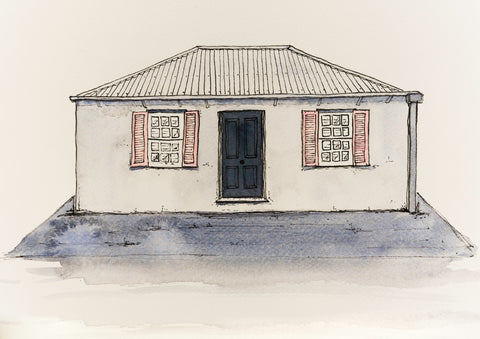 Original workman's cottage Newtown (colour)